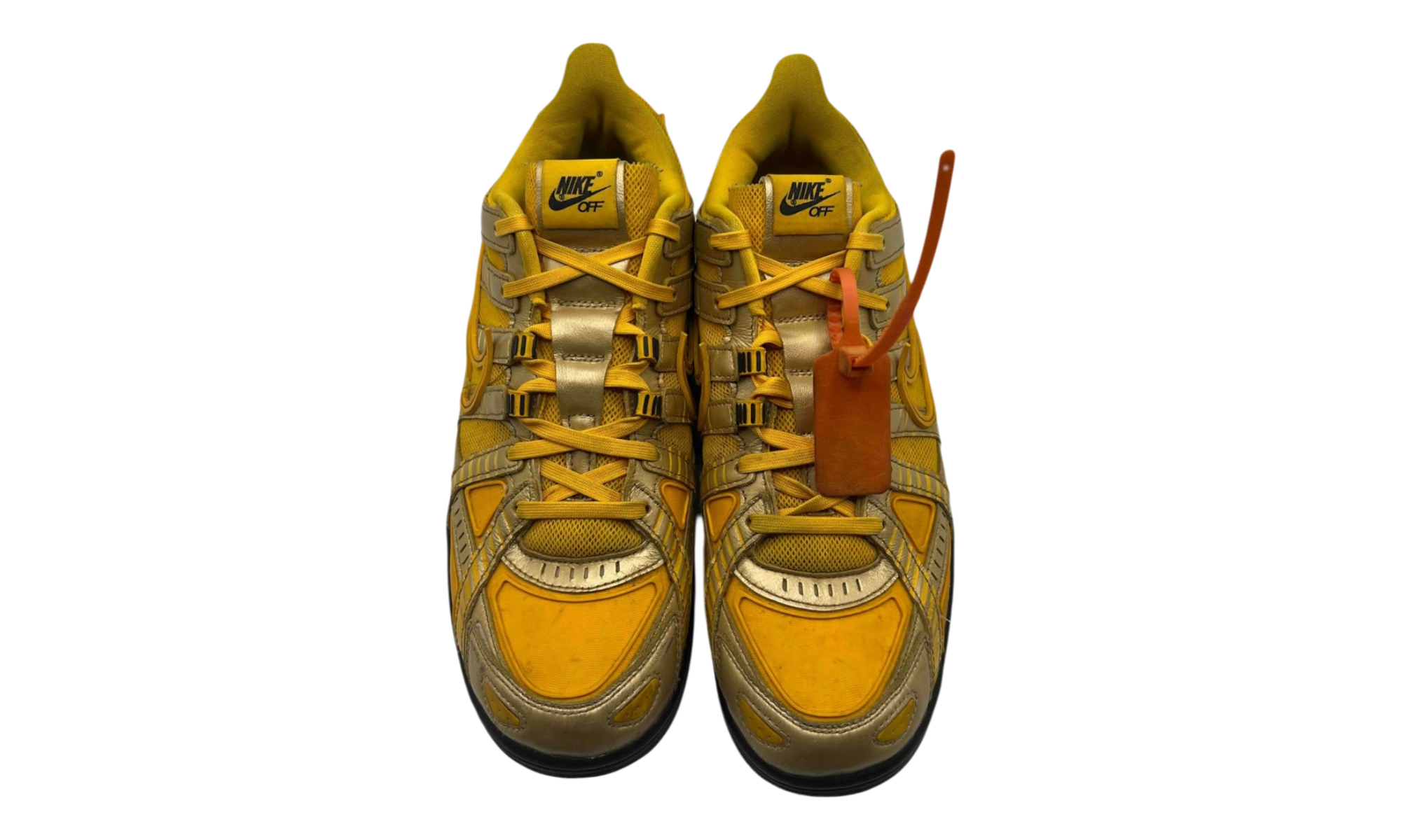 Nike Air Rubber Dunk Off-White University Gold (Preowned)