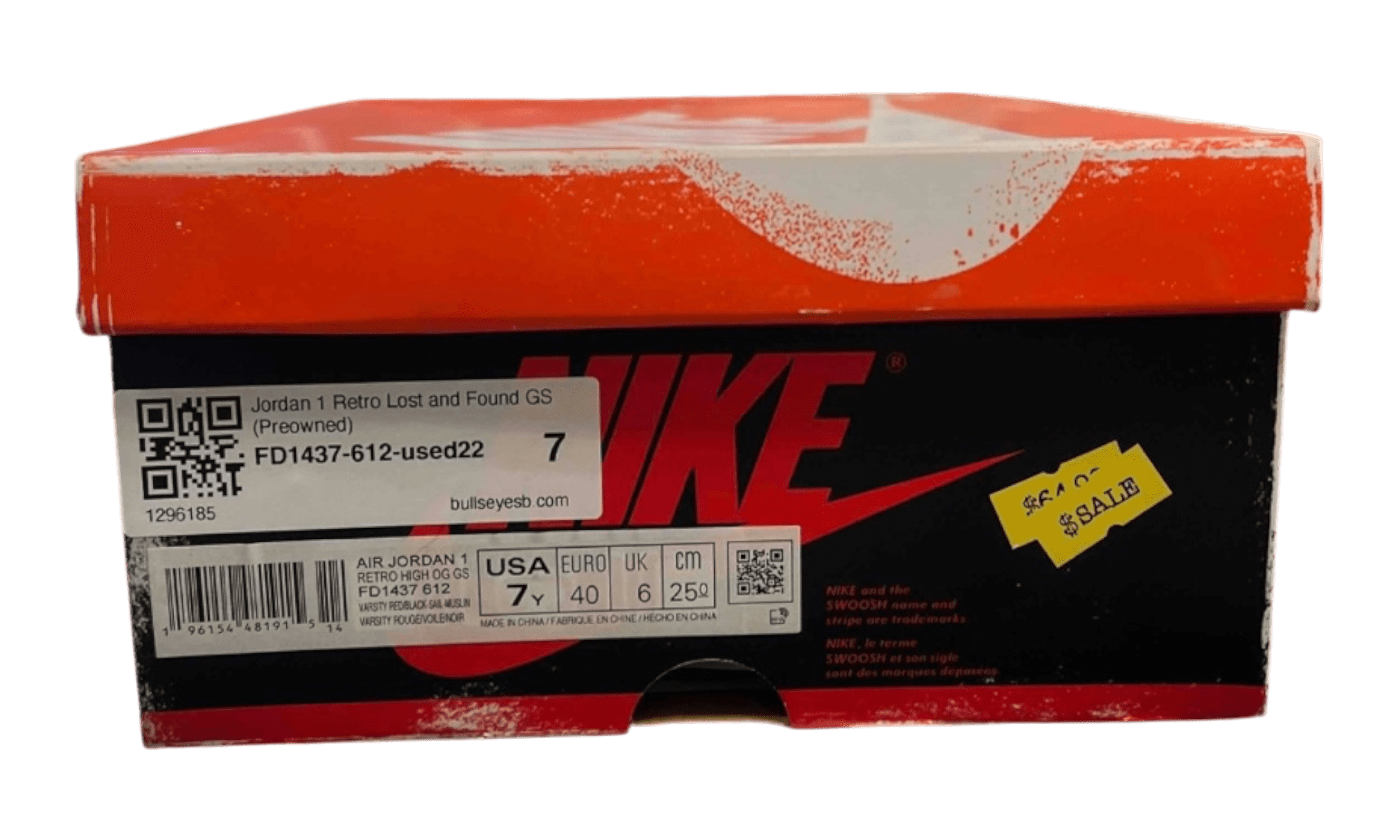 Jordan 1 Retro Lost and Found GS (Preowned)