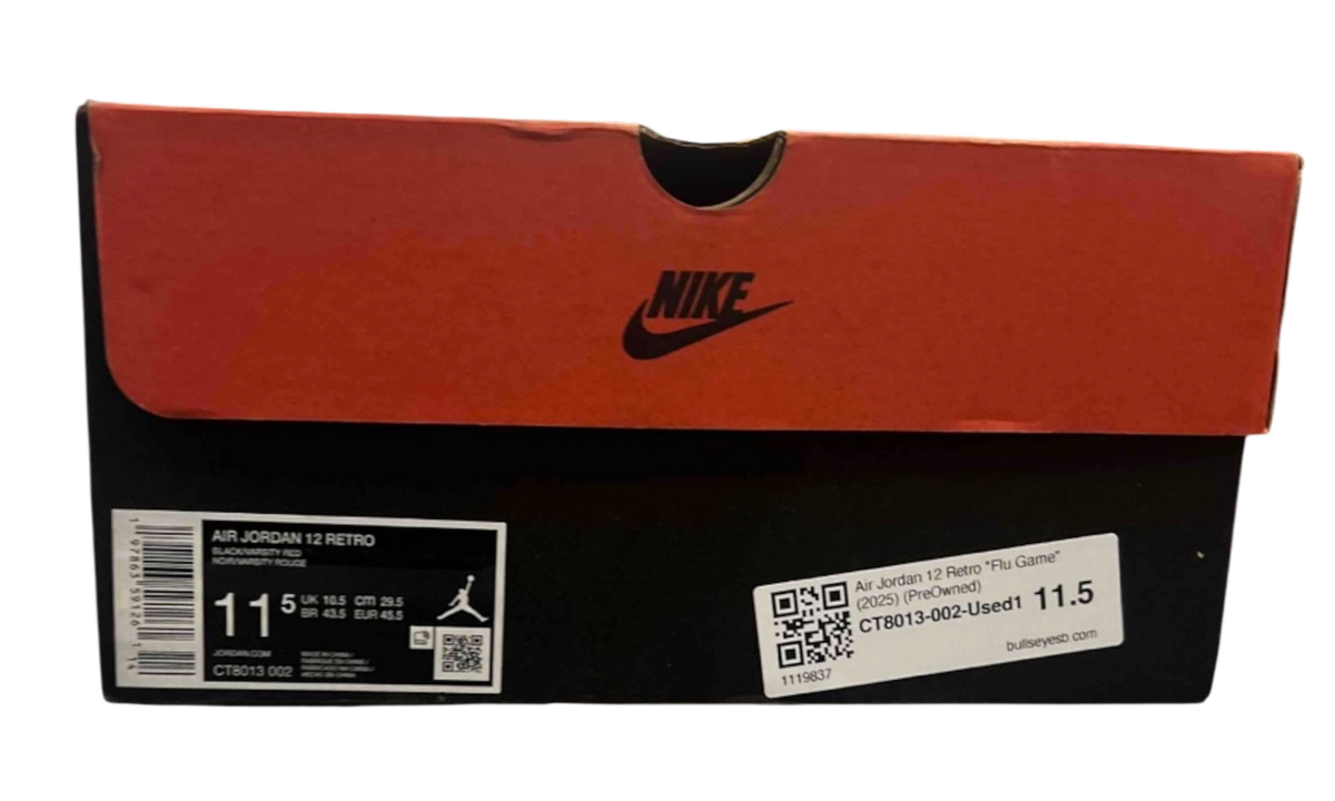 Air Jordan 12 Retro "Flu Game" (2025) (PreOwned)