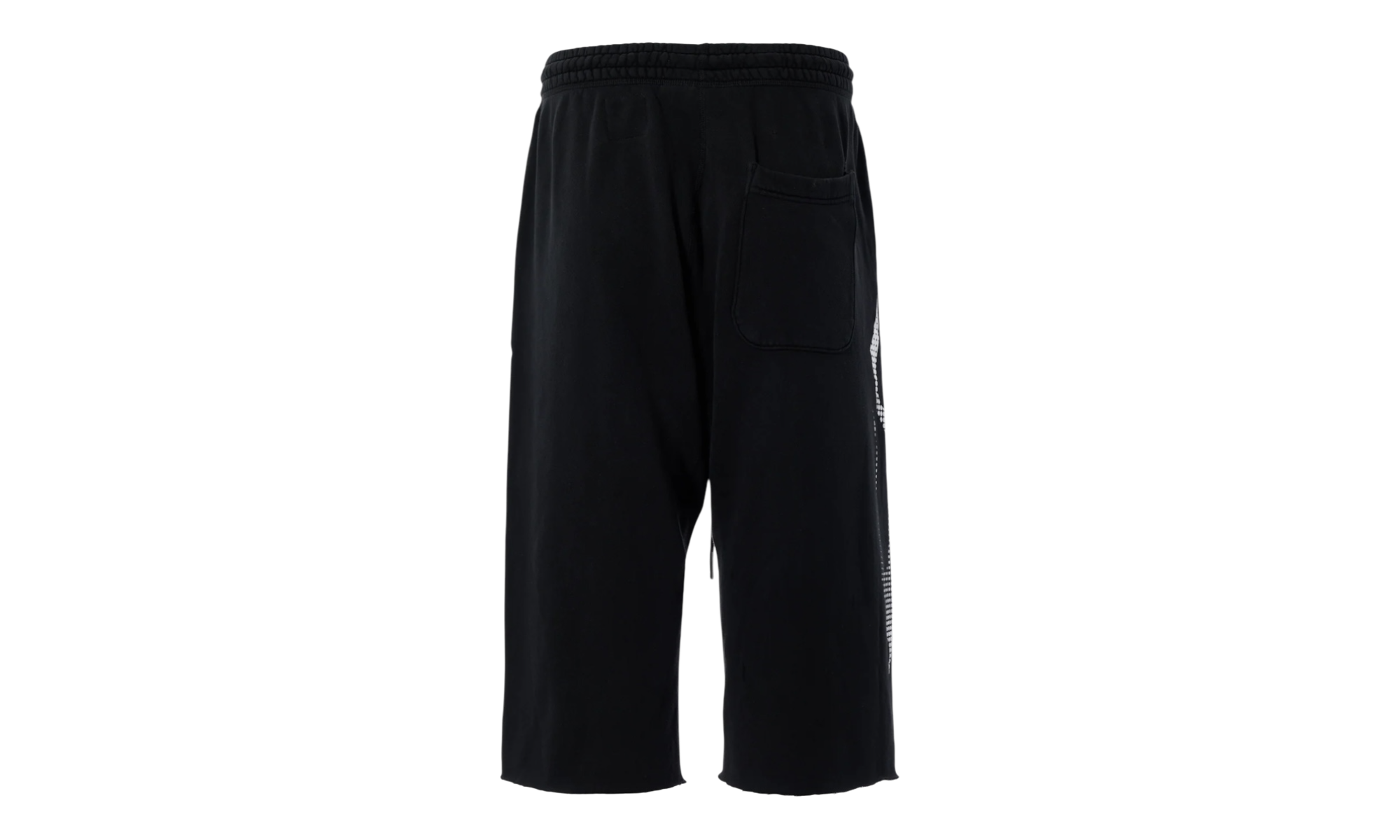 Hellstar Gradient Flame 3/4 Black Shorts