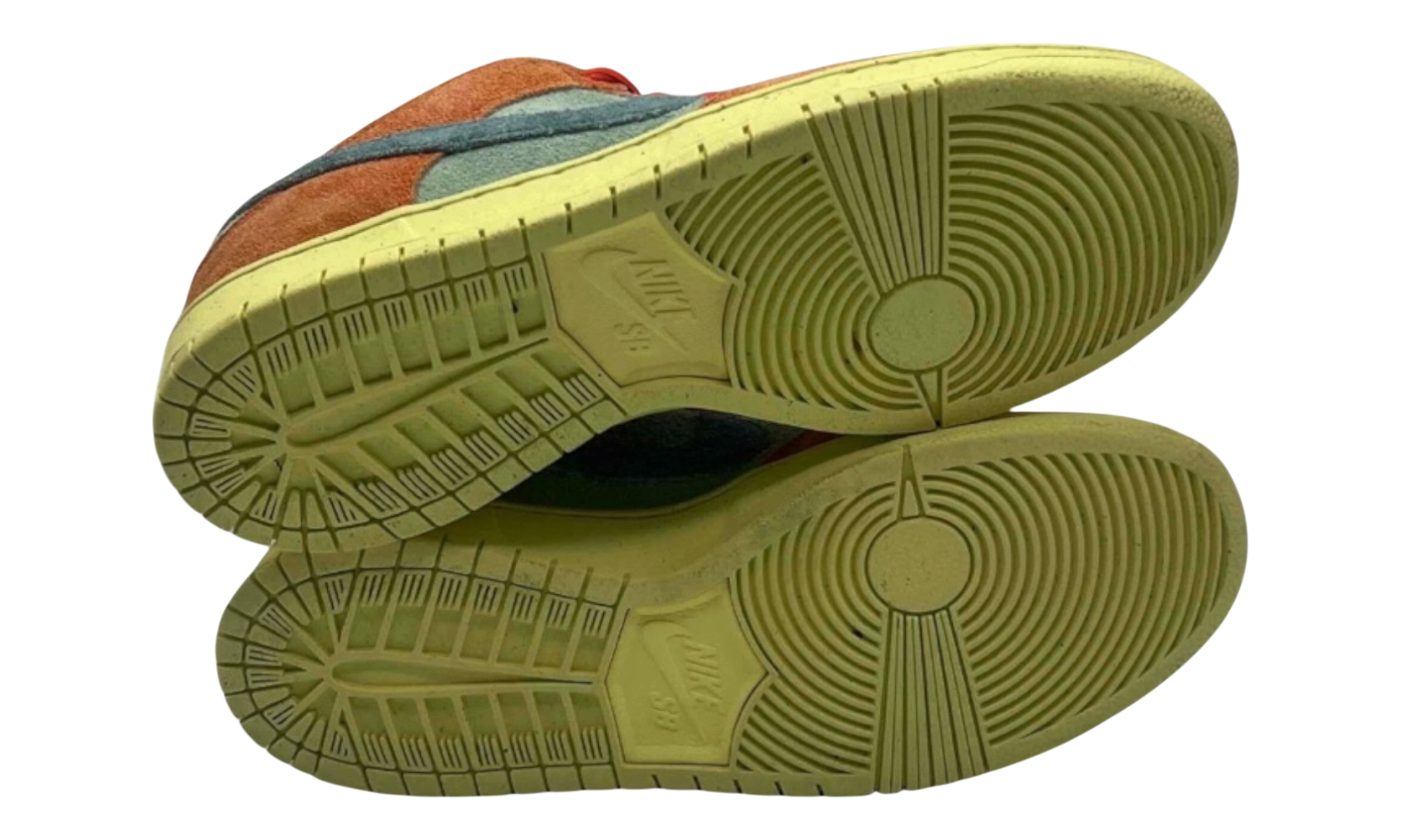 Nike SB Dunk Low Orange Emerald Rise (PreOwned) (No Box)