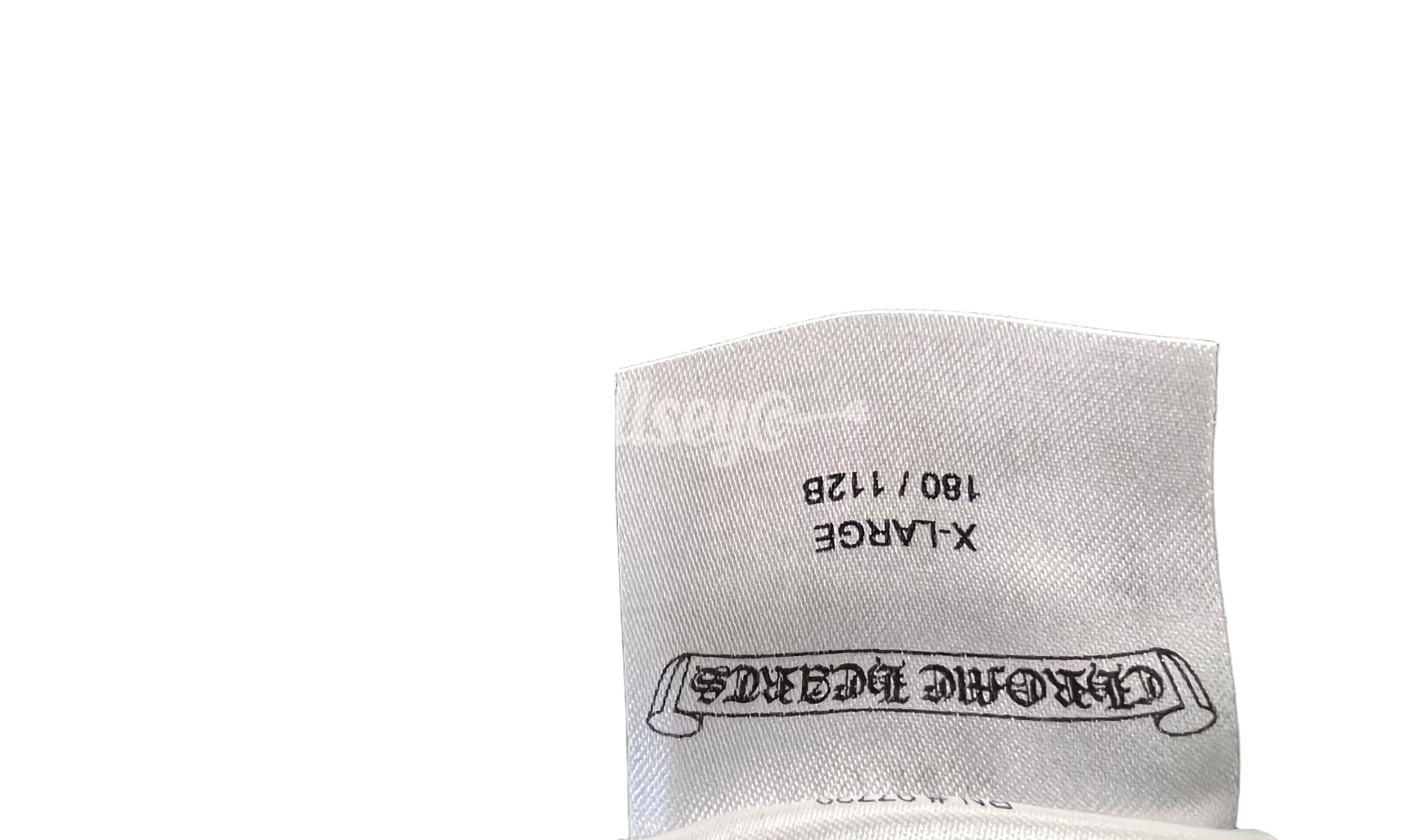 Chrome Hearts Neck Letters Black/White T-Shirt (PreOwned)