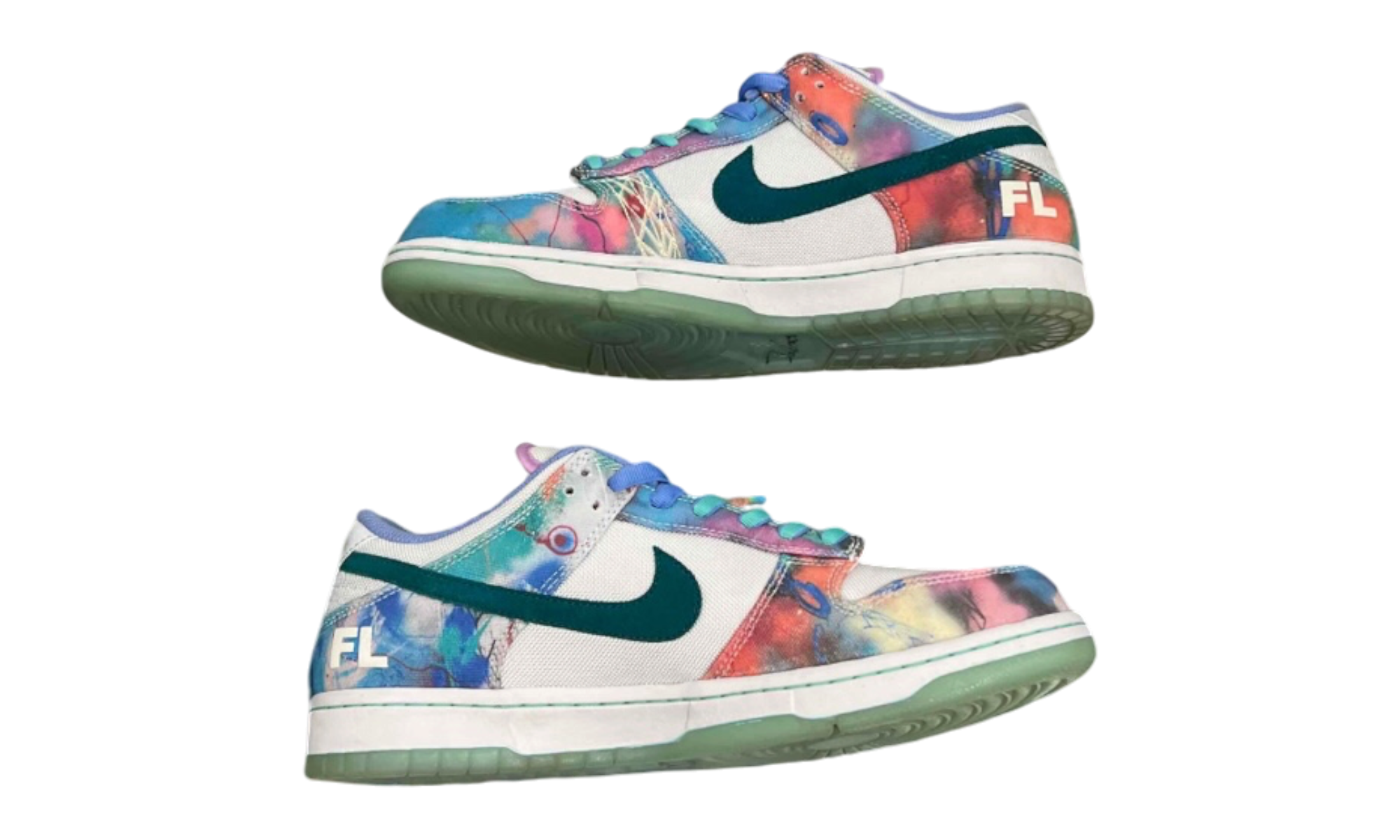 Nike SB Dunk Low "Futura Laboratories Bleached Aqua" (PreOwned)