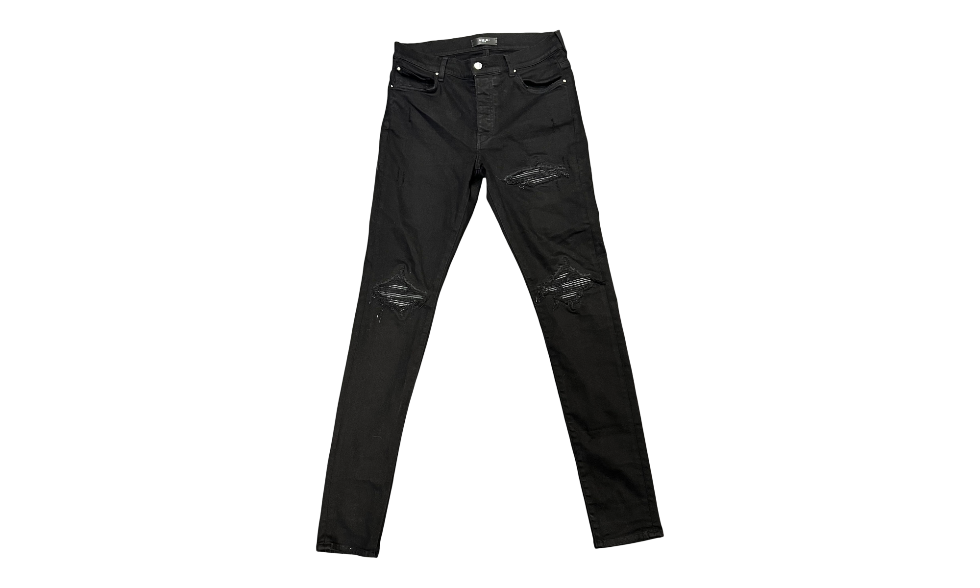 Amiri Black On Black Patch Mx1 (PreOwned)