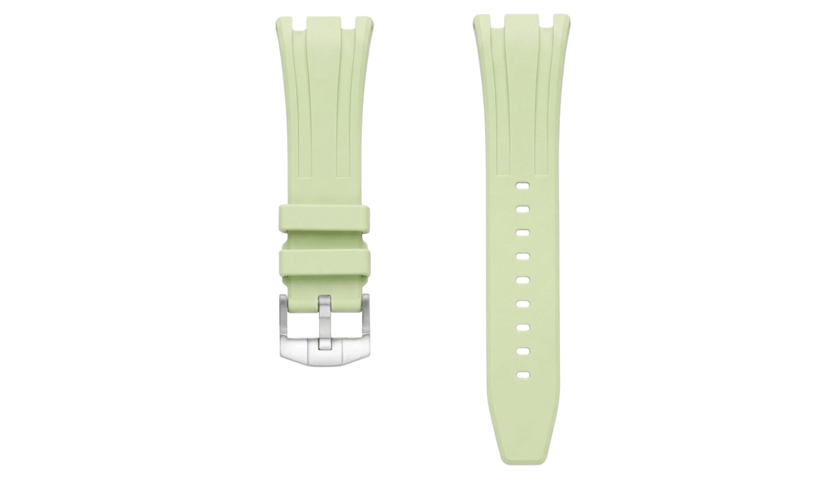 Swatch x Audemars Piguet AP Bioceramic Royal Pop Blaue Acht on Mint Rubber Strap & Mint Case