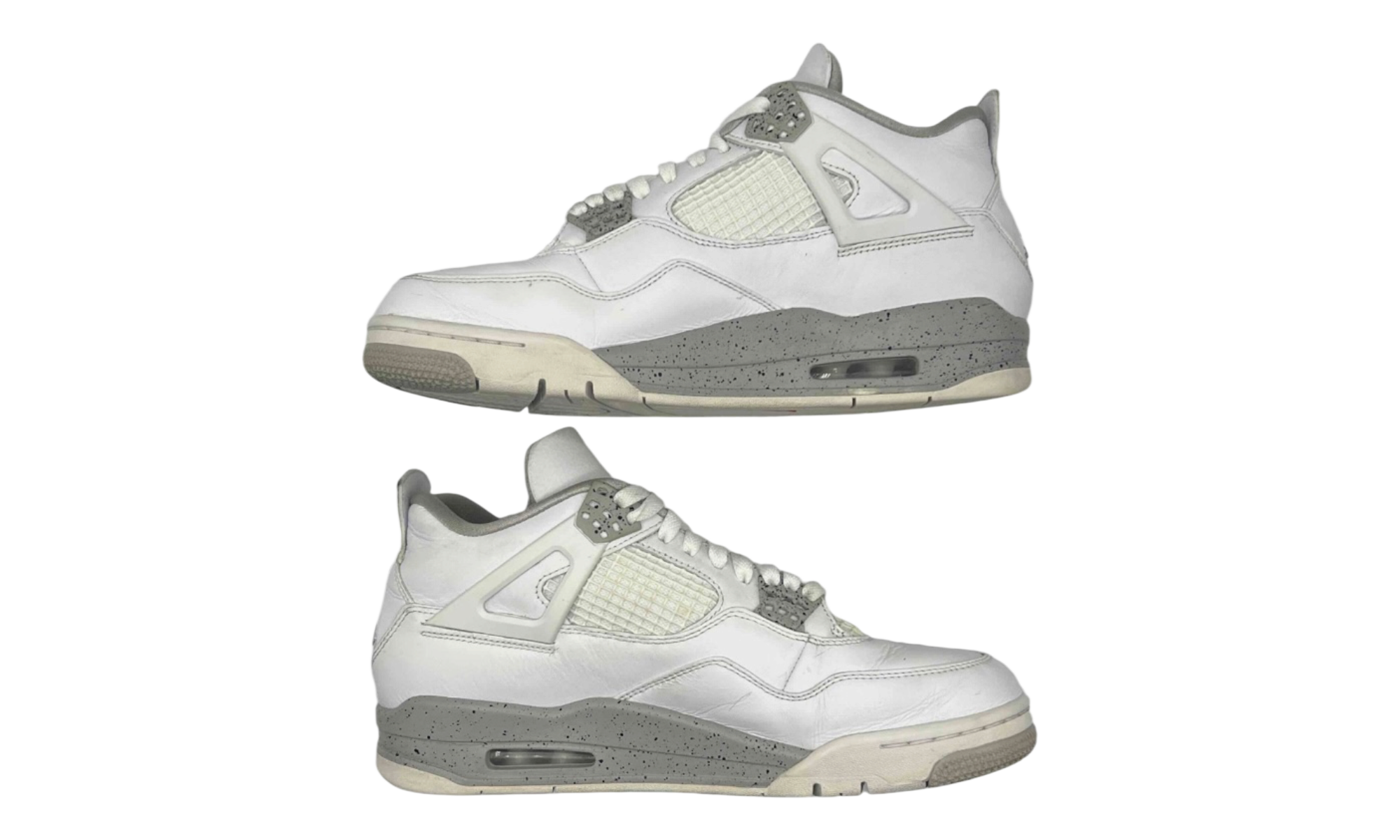Air Jordan 4 Retro "White Oreo" (PreOwned) (No Box)