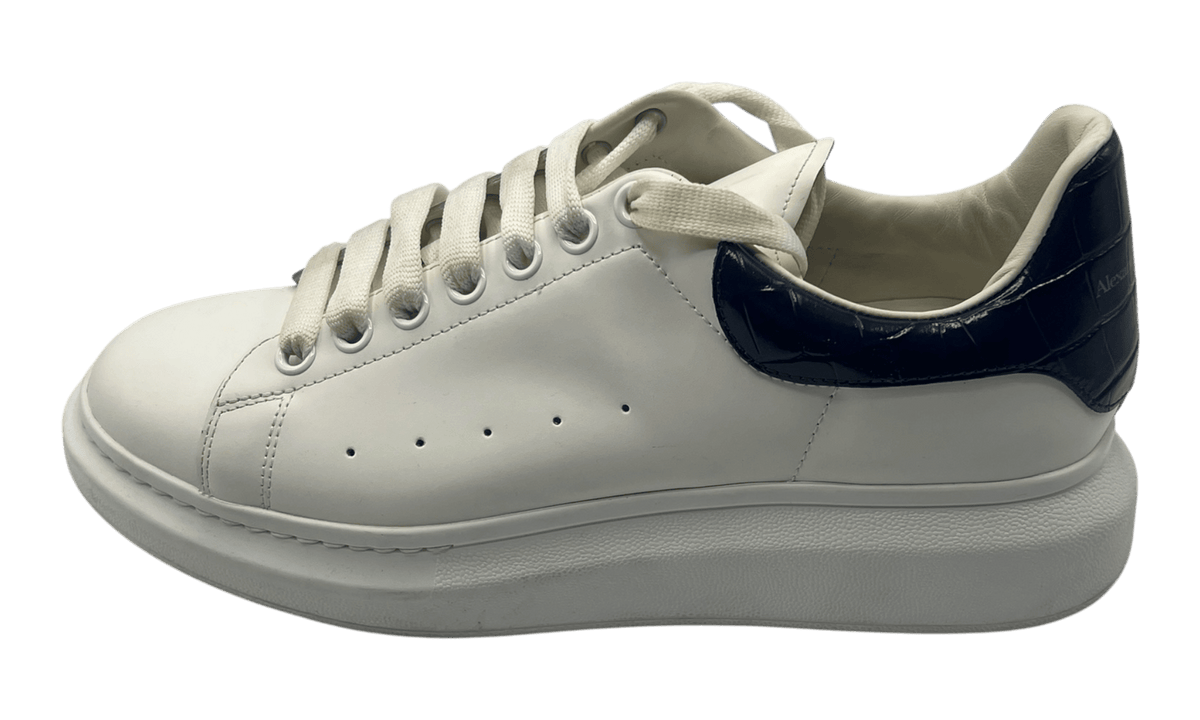 Alexander Mcqueen White Navy Patent (PreOwned)