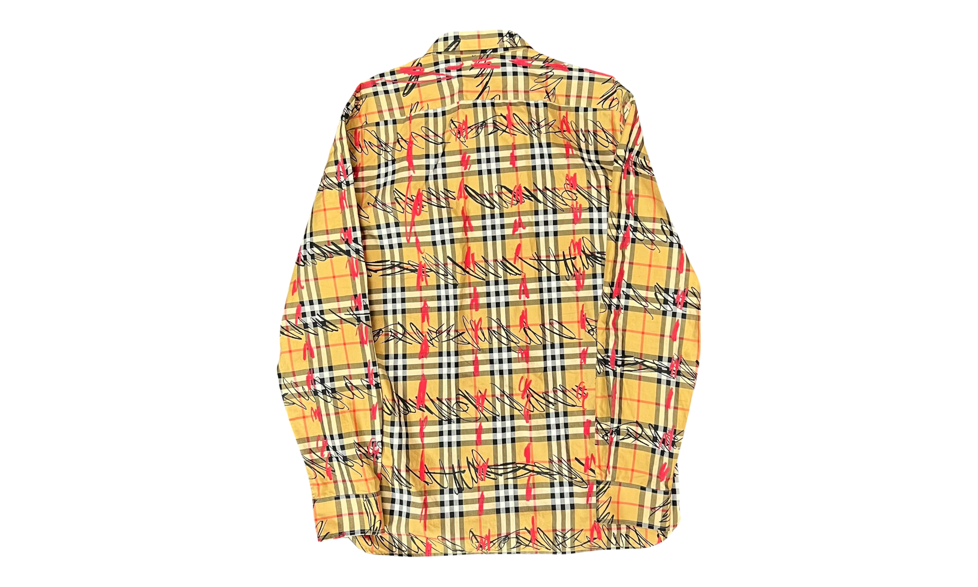 Burberry Scribble Check Cotton Shirt (PreOwned)