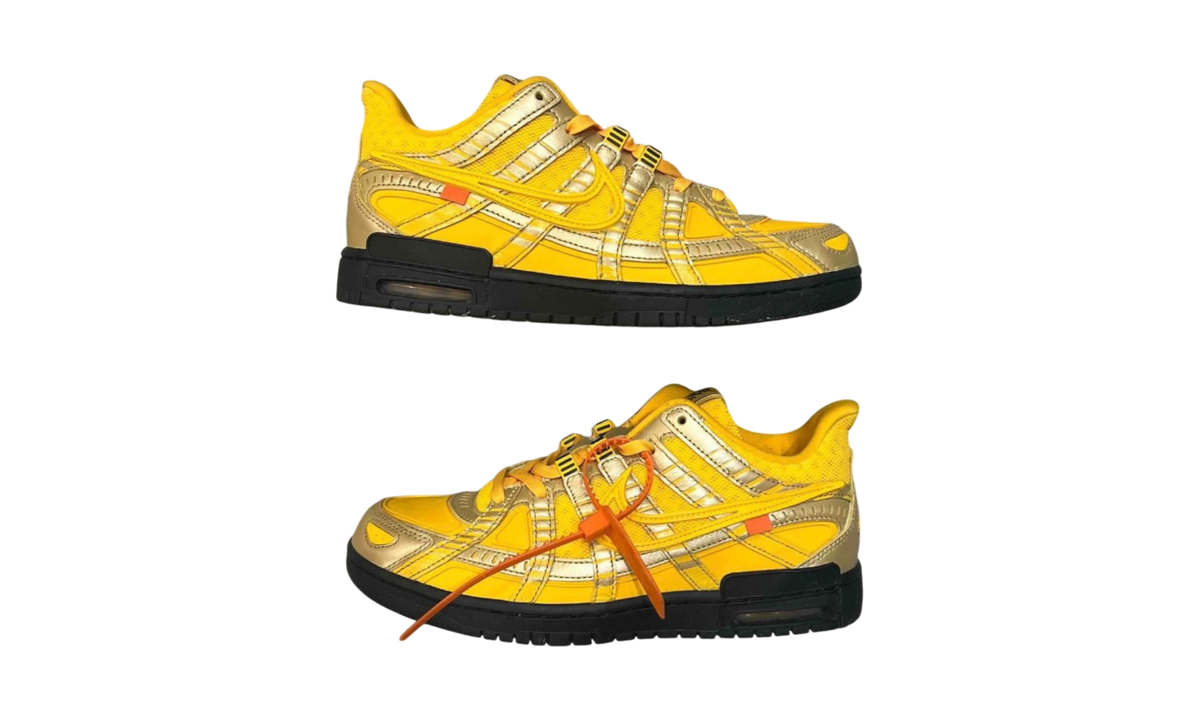 Nike Air Rubber Dunk Off-White University Gold (PreOwned)