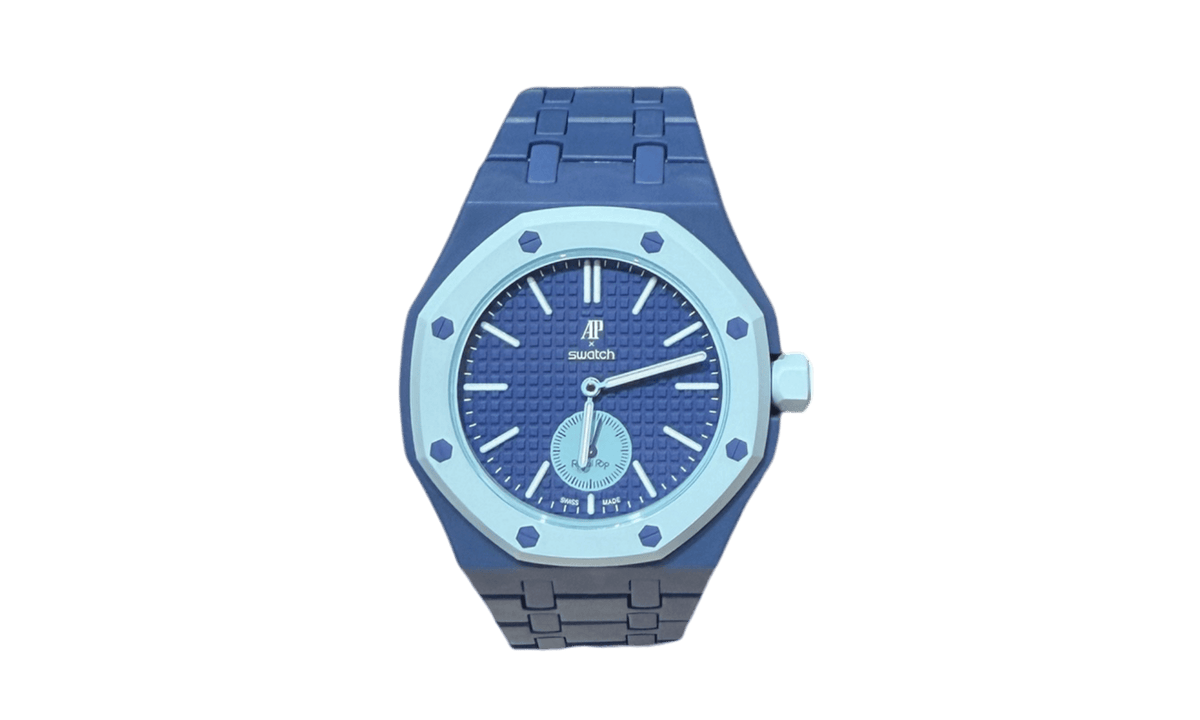 Swatch x Audemars Piguet AP Bioceramic Royal Pop Savonnette Lan Ba Dark Blue Ceramic Case