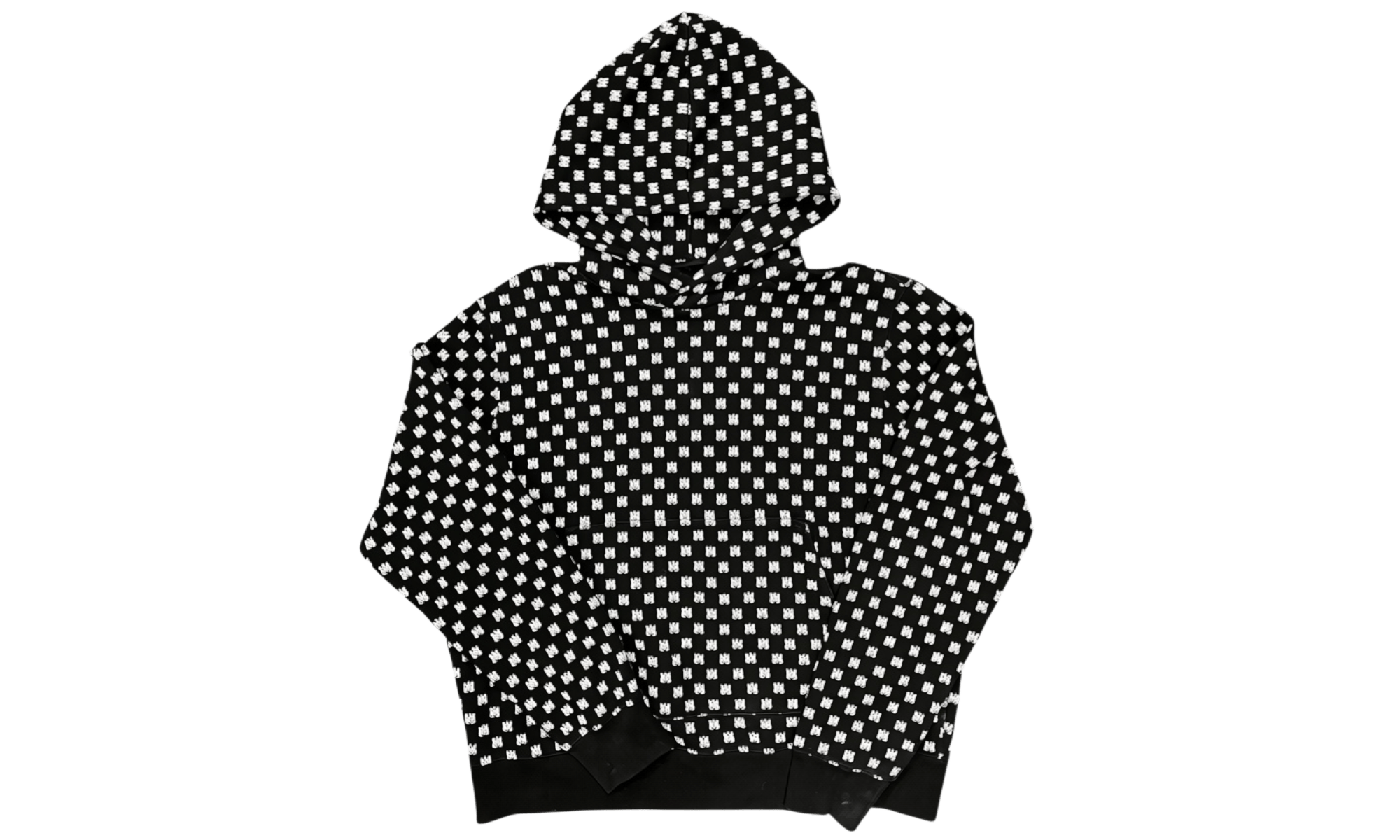 Amiri All Over MA Black Hoodie (PreOwned)