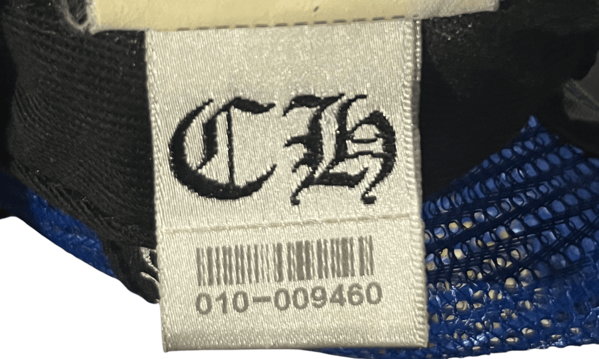 Chrome Hearts White/Blue CH Trucker Hat (PreOwned)