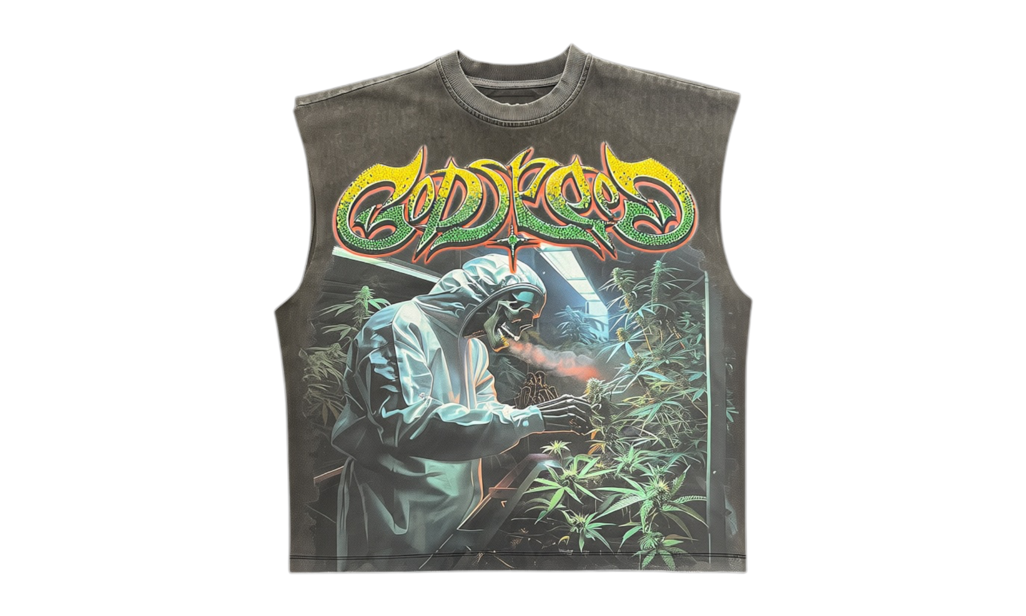 Godspeed 420 Indoor VVS Washed Grey Sleeveless T-Shirt (PreOwned)