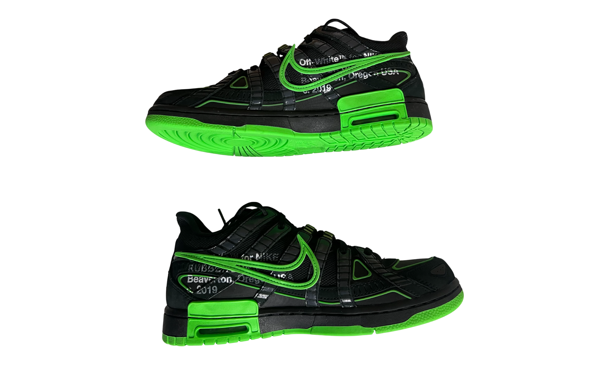 Nike Air Rubber Dunk Off-White Green Strike (Preowned)