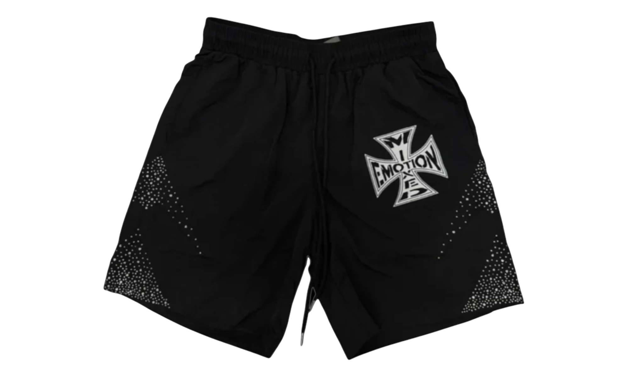Mixed Emotions Black Classic Nylon Shorts