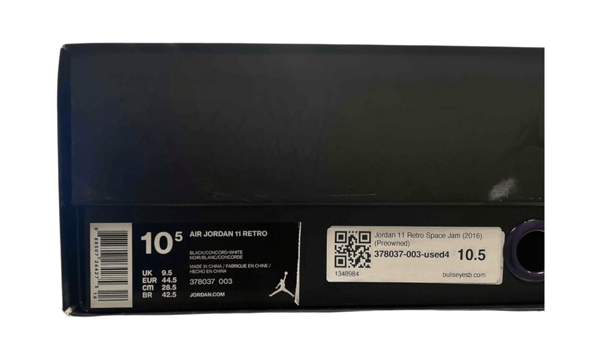 Jordan 11 Retro Space Jam (2016) (Preowned)