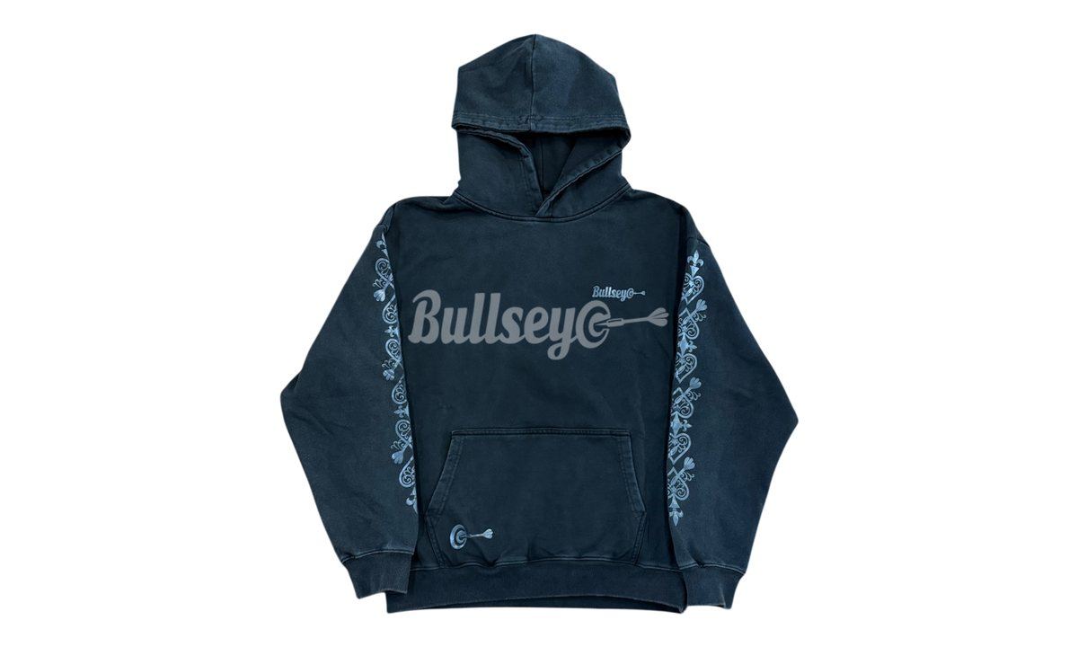 Bullseye Ace of Darts Washed Black Sweatsuit (Hoodie & Sweatpants)
