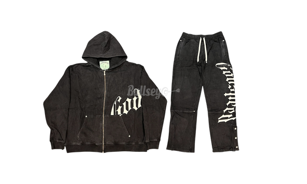 Godspeed OG Logo Washed Black Boom Sweatsuit