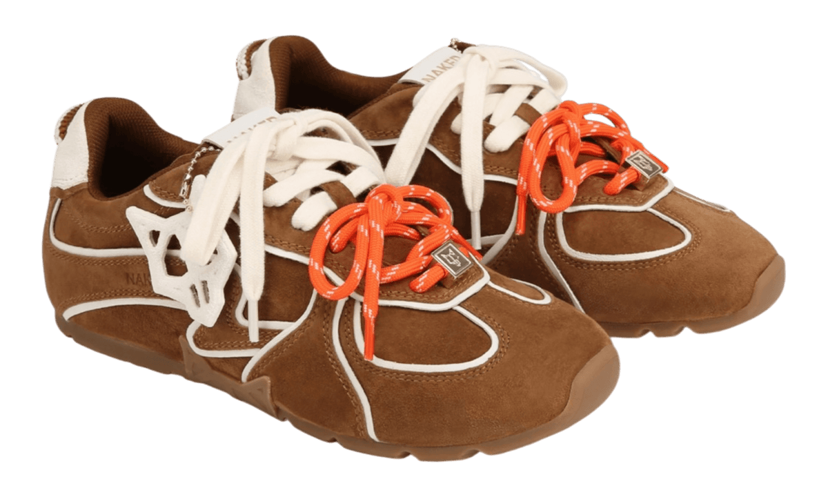Naked Wolfe Adored Tan/White Suede