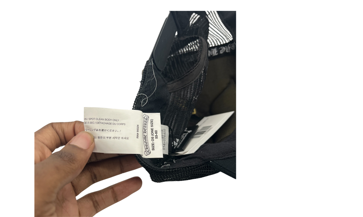 Chrome Hearts Matty Boy Chomper Black Trucker Hat (PreOwned)