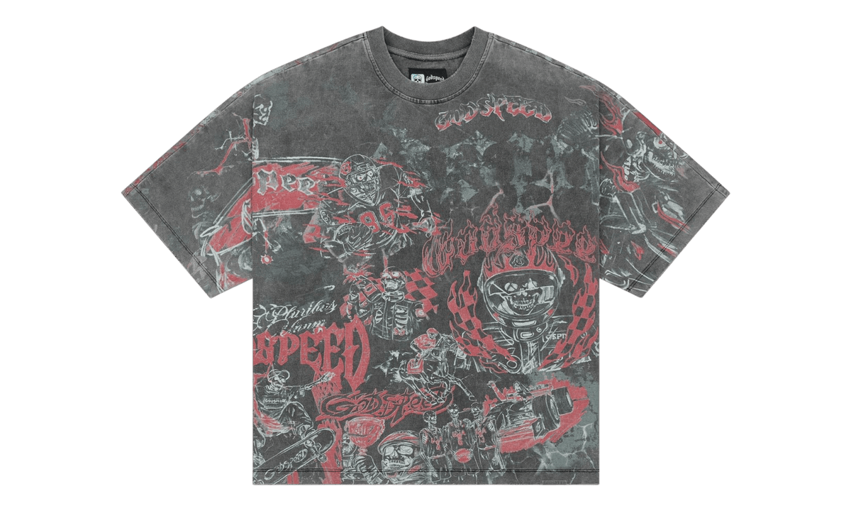 Godspeed Sketch Archive Grey Washed T-Shirt