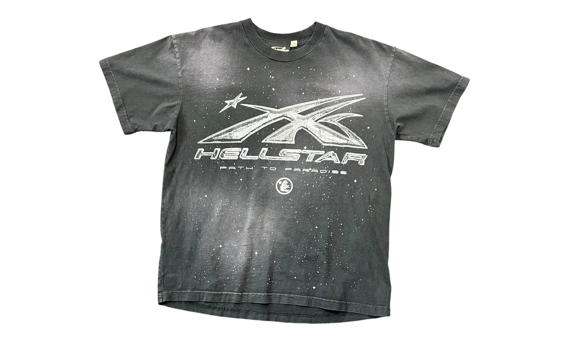 Hellstar Chrome Logo T-Shirt Black (PreOwned)