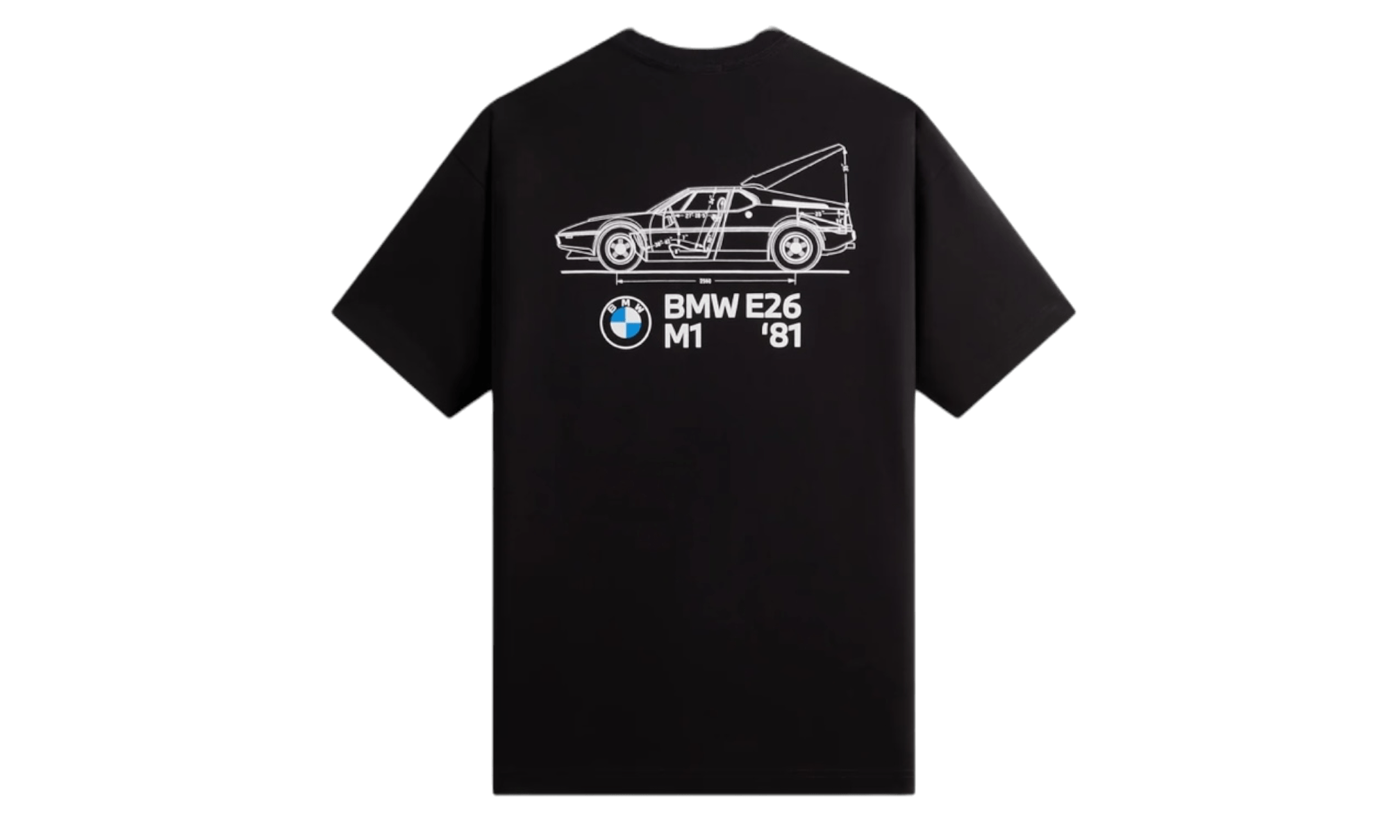 Kith for BMW M1 Schematic Pocket Black T-Shirt
