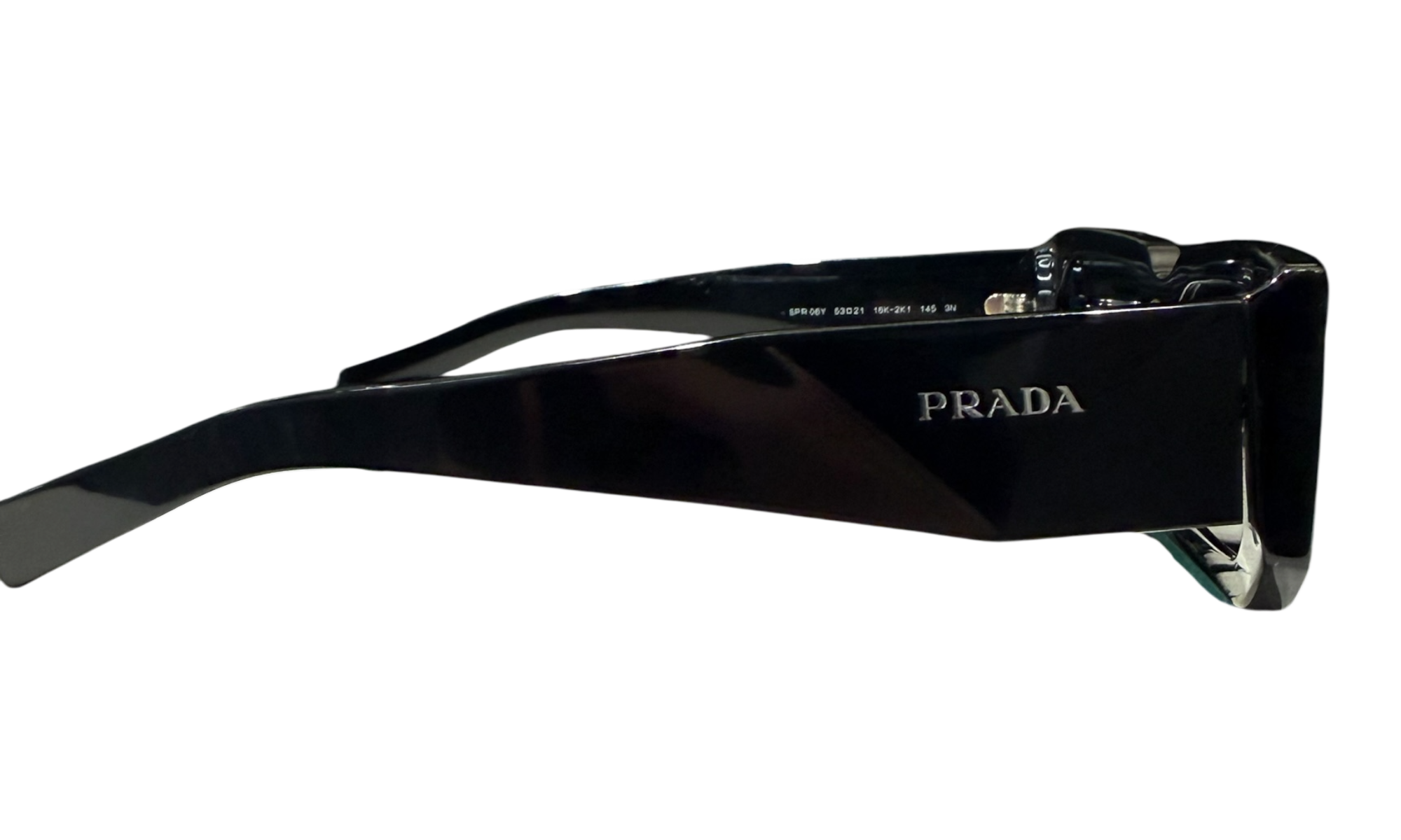 Prada Rectangle Grey Lens Sunglasses
