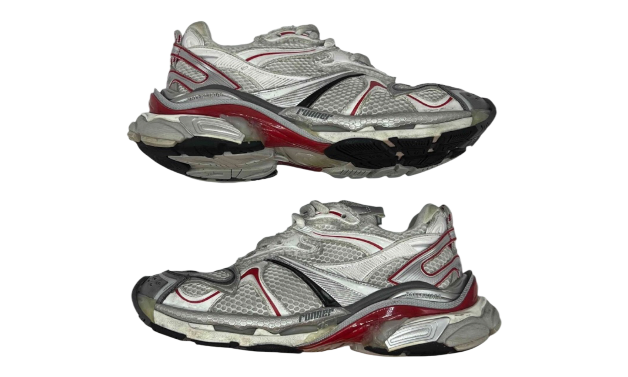 Balenciaga Runner 2.0 Off White Red (Preowned)