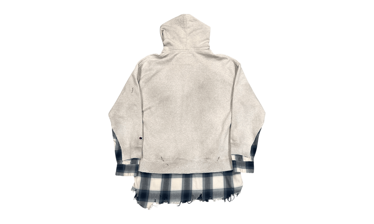 Maison Mihara Shirt Layered Hoodie White (PreOwned)