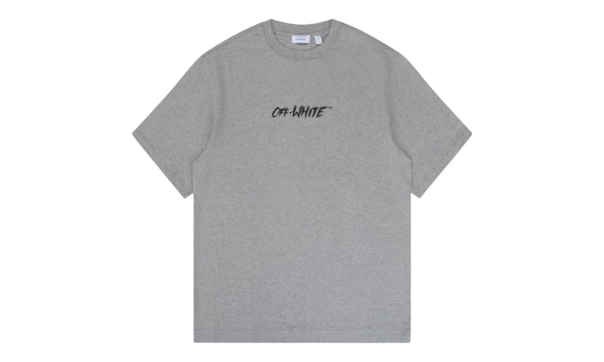 Off-White Chalk Arrow Skate Heather Grey T-Shirt