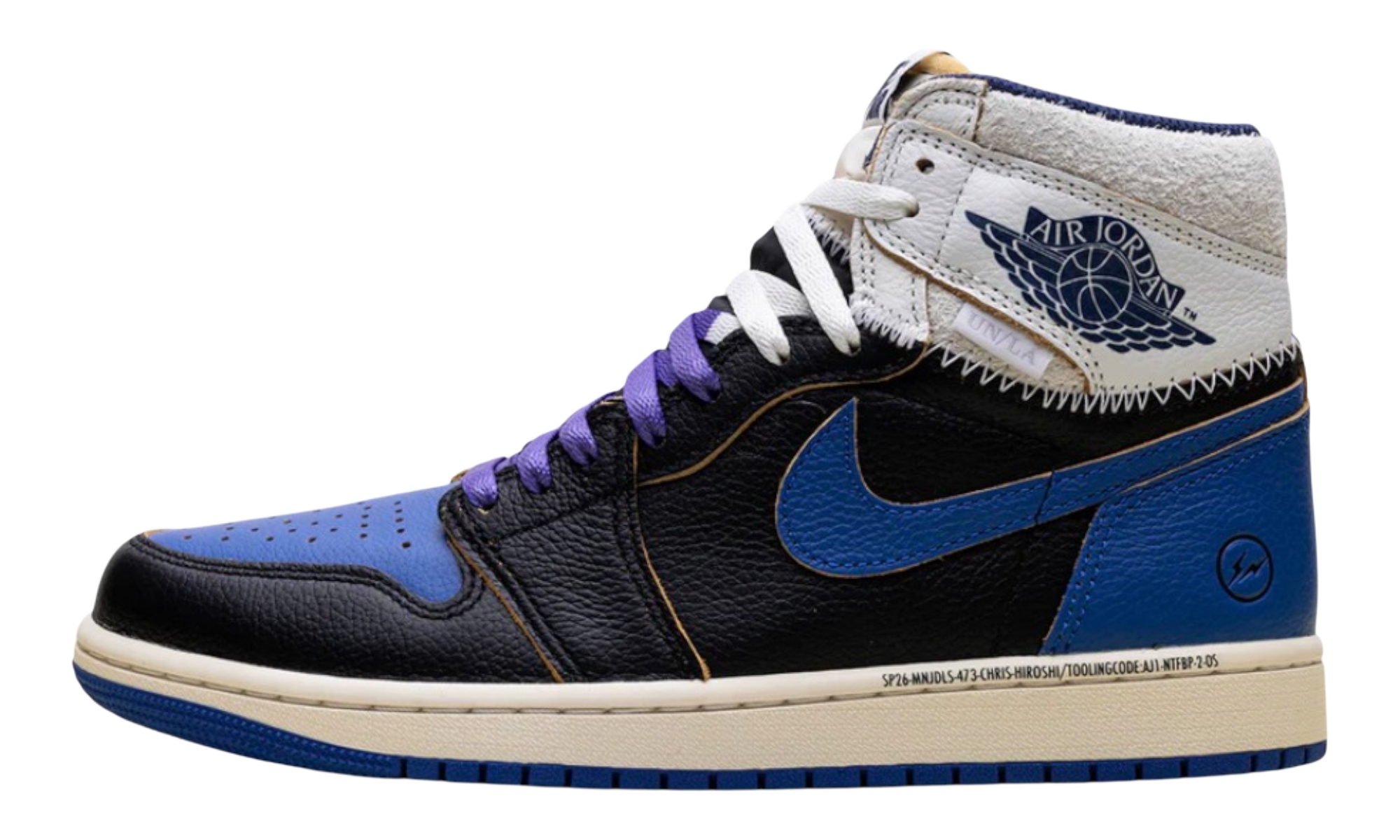Jordan 1 Retro High OG SP Fragment x Union LA Sport Royal