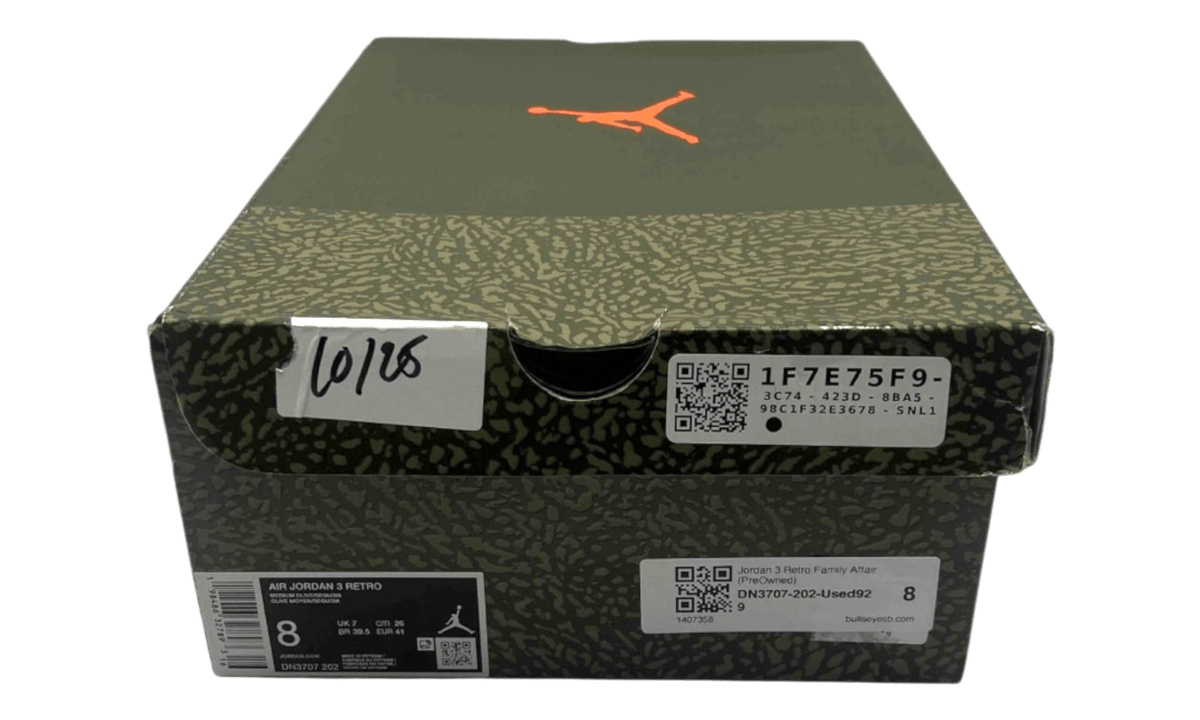 Jordan 3 Retro Family Affair (PreOwned)