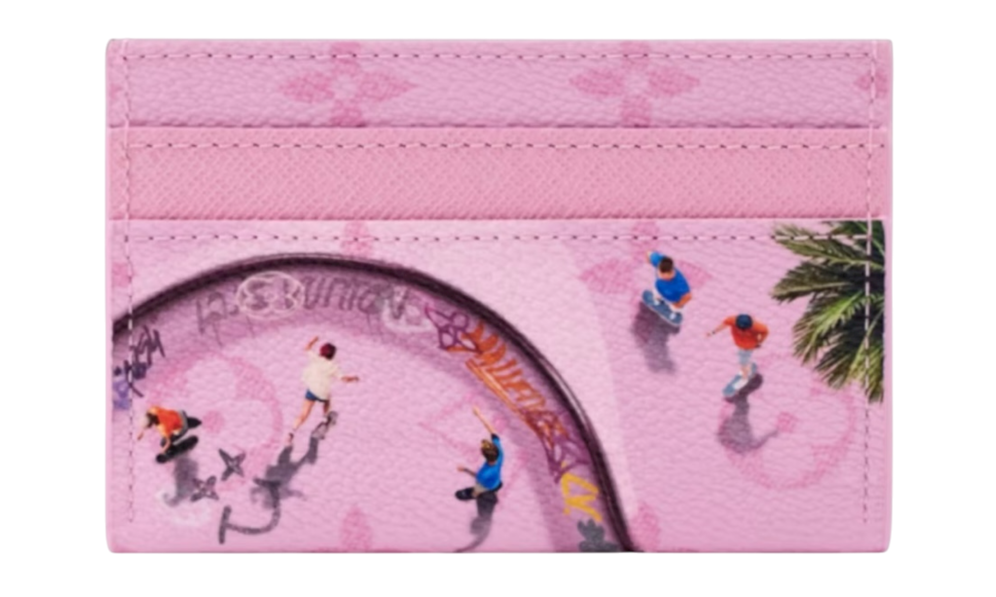 Louis Vuitton Skateboard Pink Card Holder