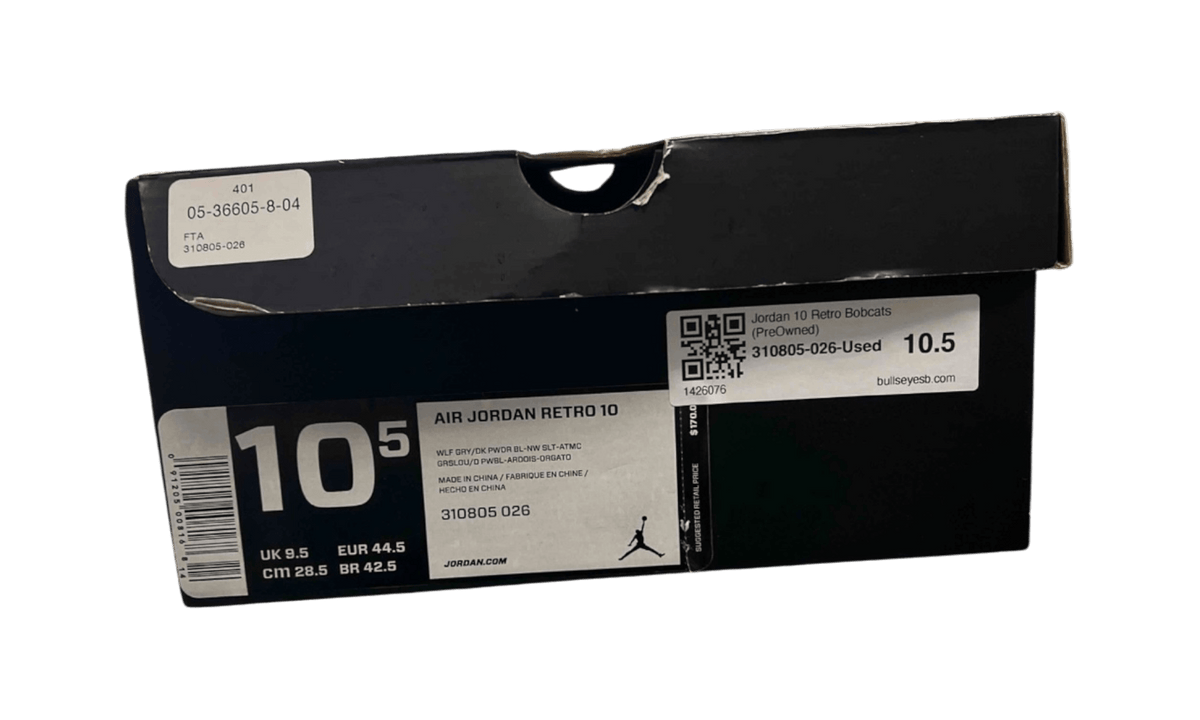 Jordan 10 Retro Bobcats (PreOwned)