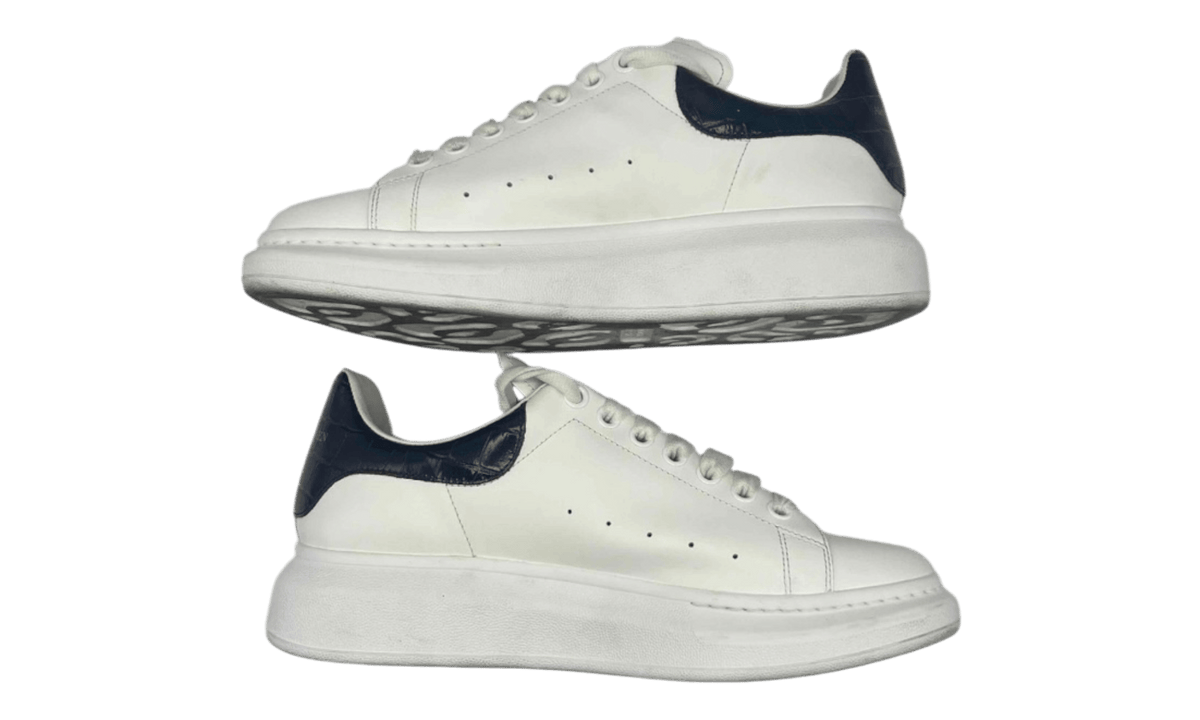 Alexander Mcqueen White Navy Patent (PreOwned)