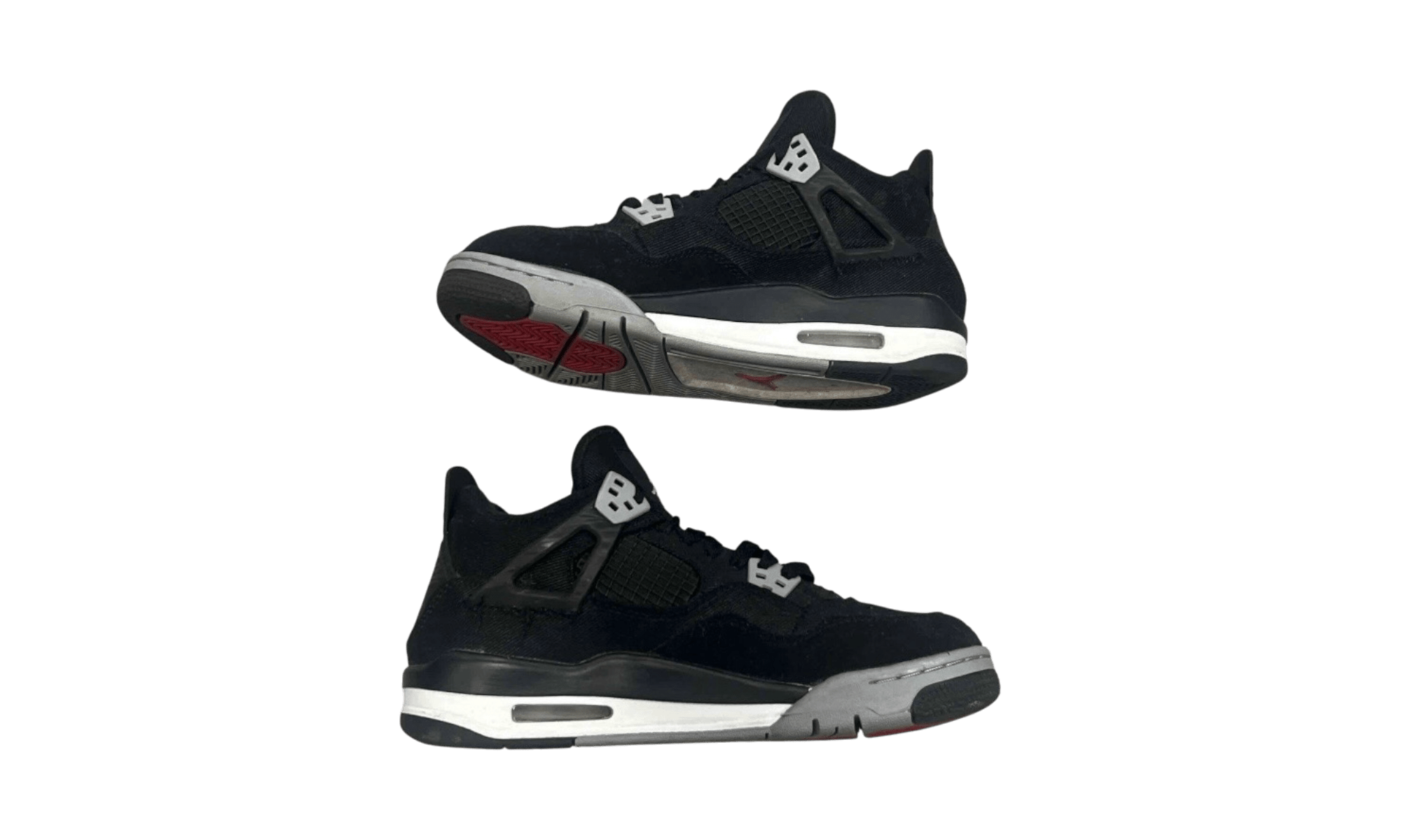 Jordan 4 Retro Black Canvas (GS) (PreOwned)
