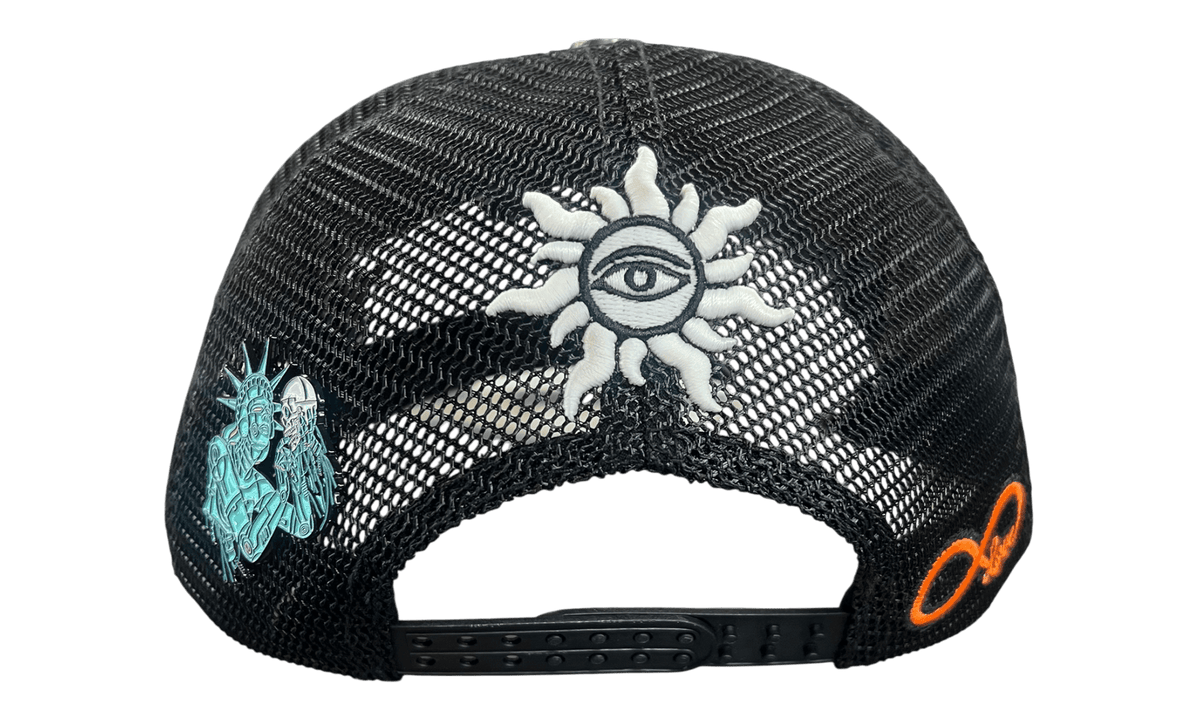 Godspeed Forever 3M Reflective Black Trucker Hat (PreOwned) (No Pins)