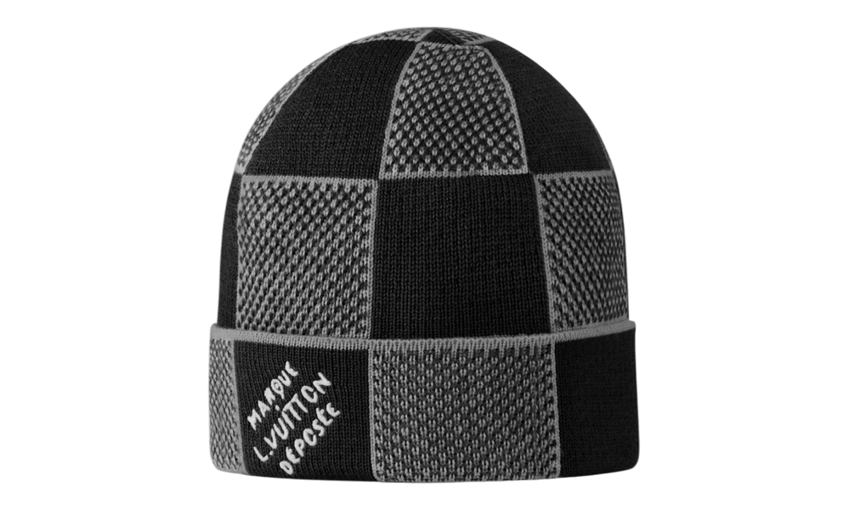 Louis Vuitton Black Damier Heritage Beanie