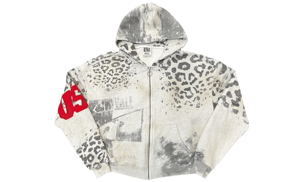Vale Forever Cheetah Grey Zip-Up (PreOwned)