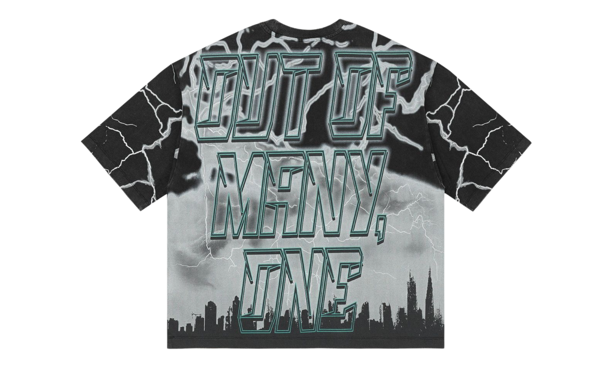 Godspeed Voltage Wolf Grey Wash Black T-shirt