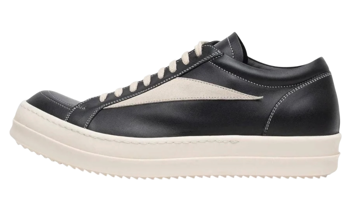 Rick Owens Mainline Vintage Low Black Sneakers