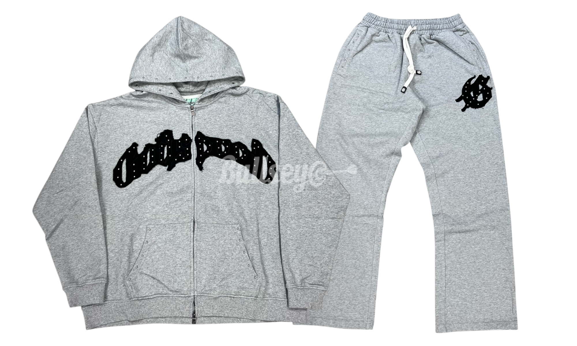 Godspeed Symmetric Studded Grey/Black Sweatsuit