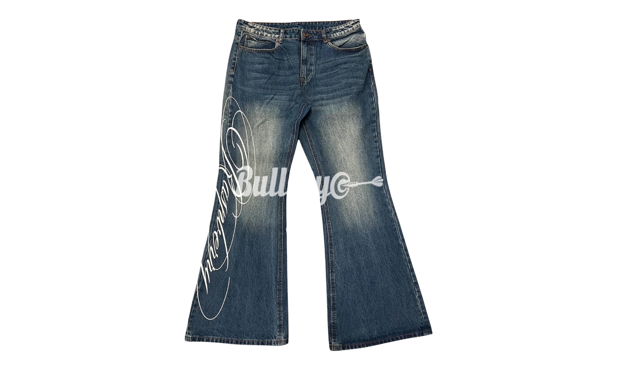 Raspberry Hills Script Logo Denim Jeans
