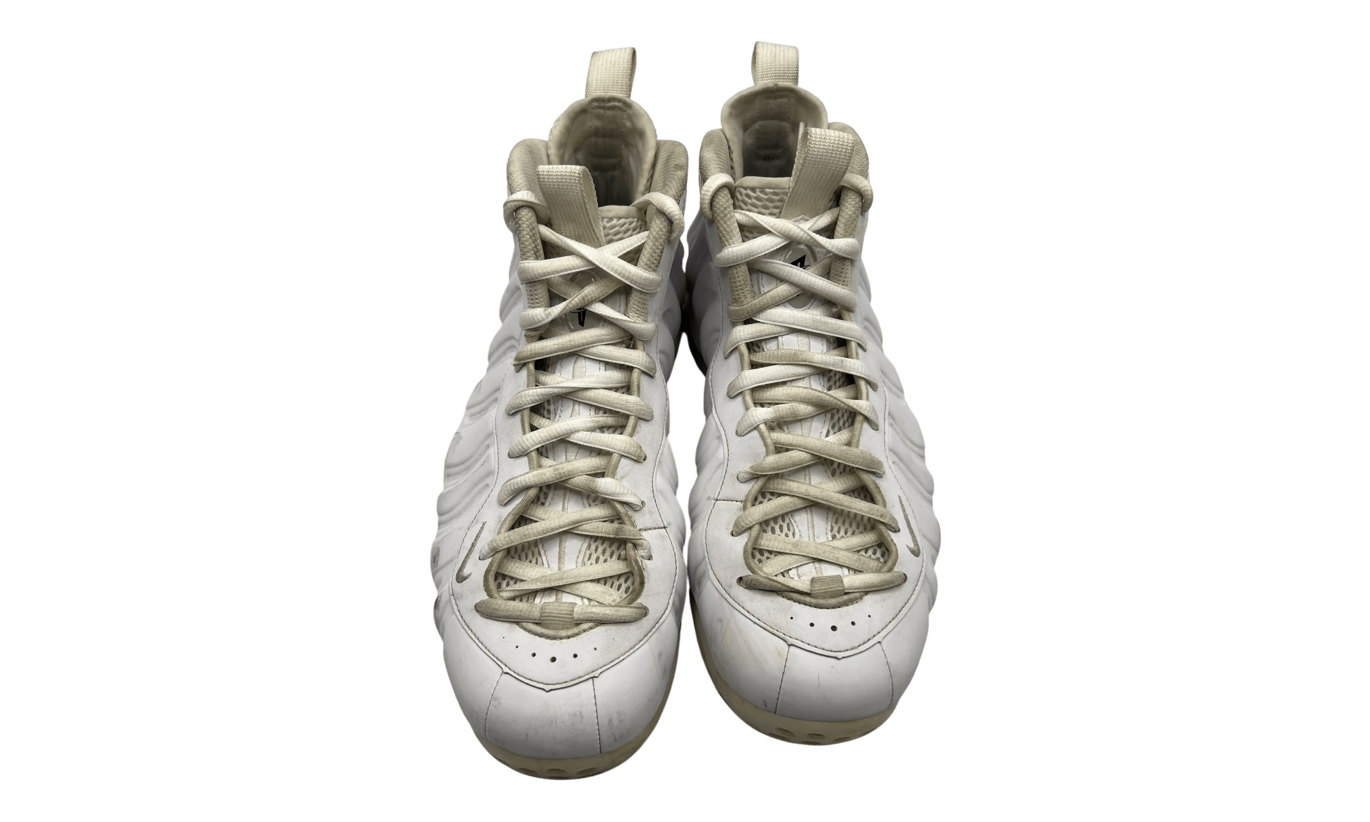 Nike Air Foamposite One Triple White (PreOwned) (No Box)