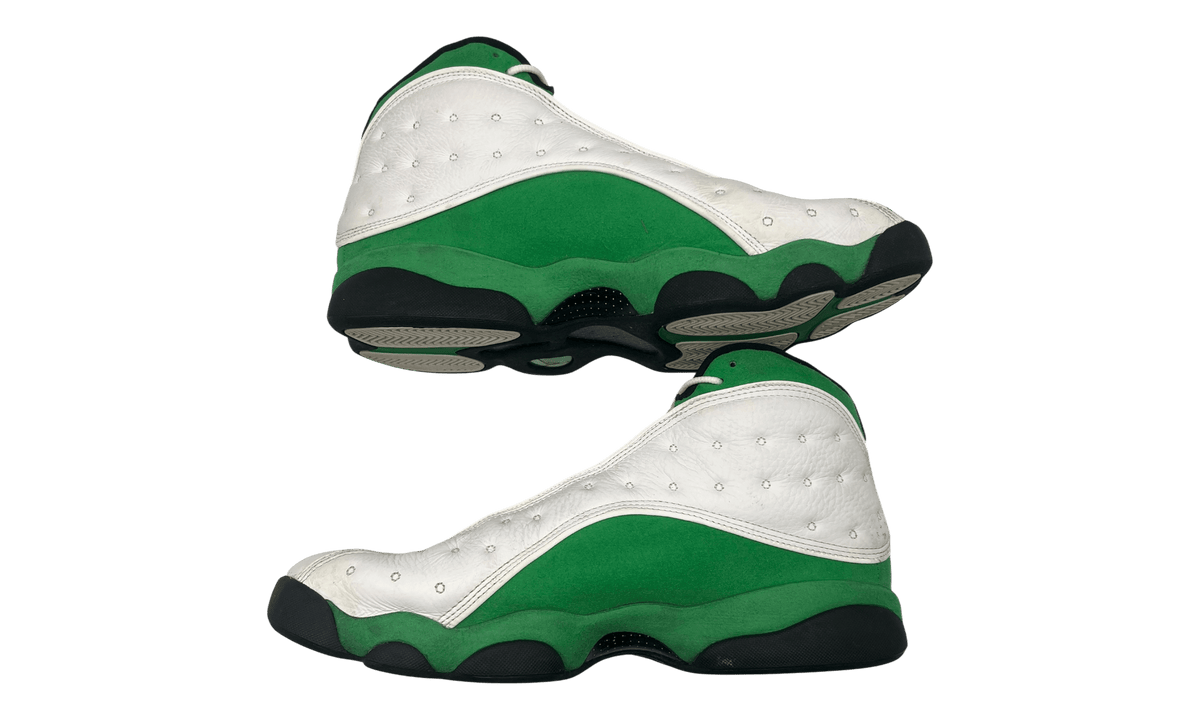 Jordan 13 Retro White Lucky Green (PreOwned) (No Box)
