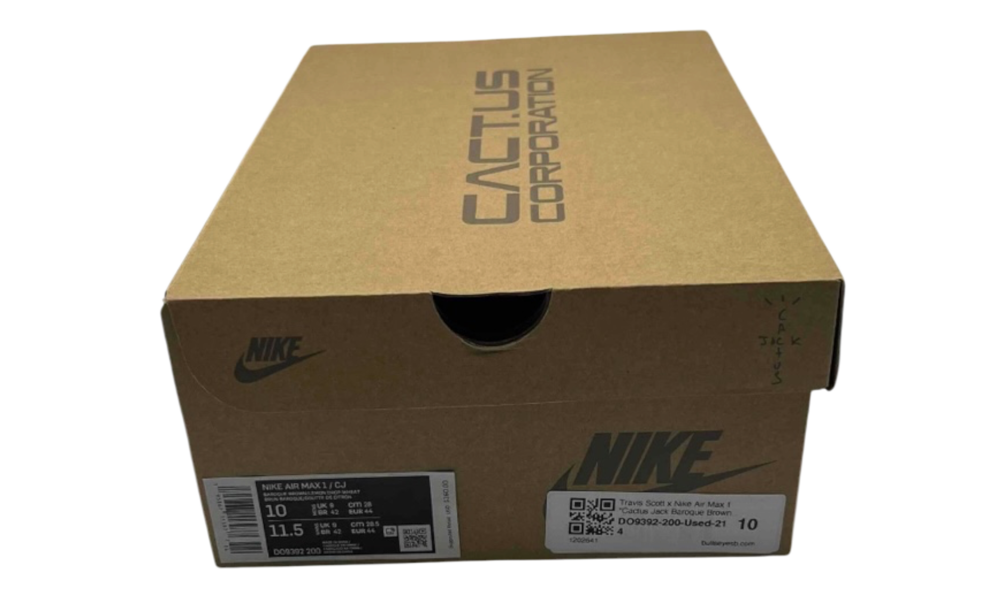 Travis Scott x Nike Air Max 1 "Cactus Jack Baroque Brown" (PreOwned)