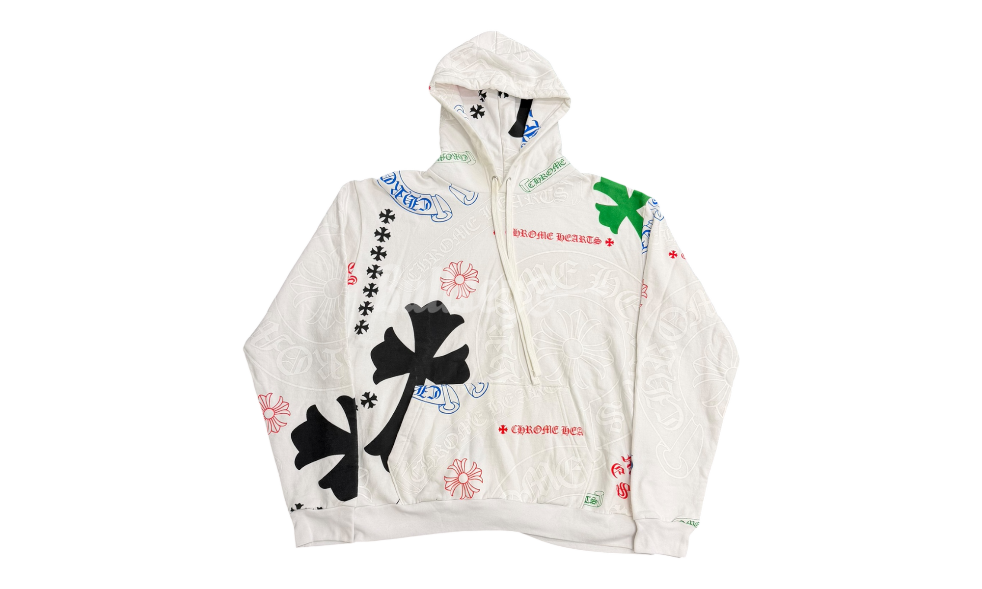 Chrome Hearts Stencil White Hoodie