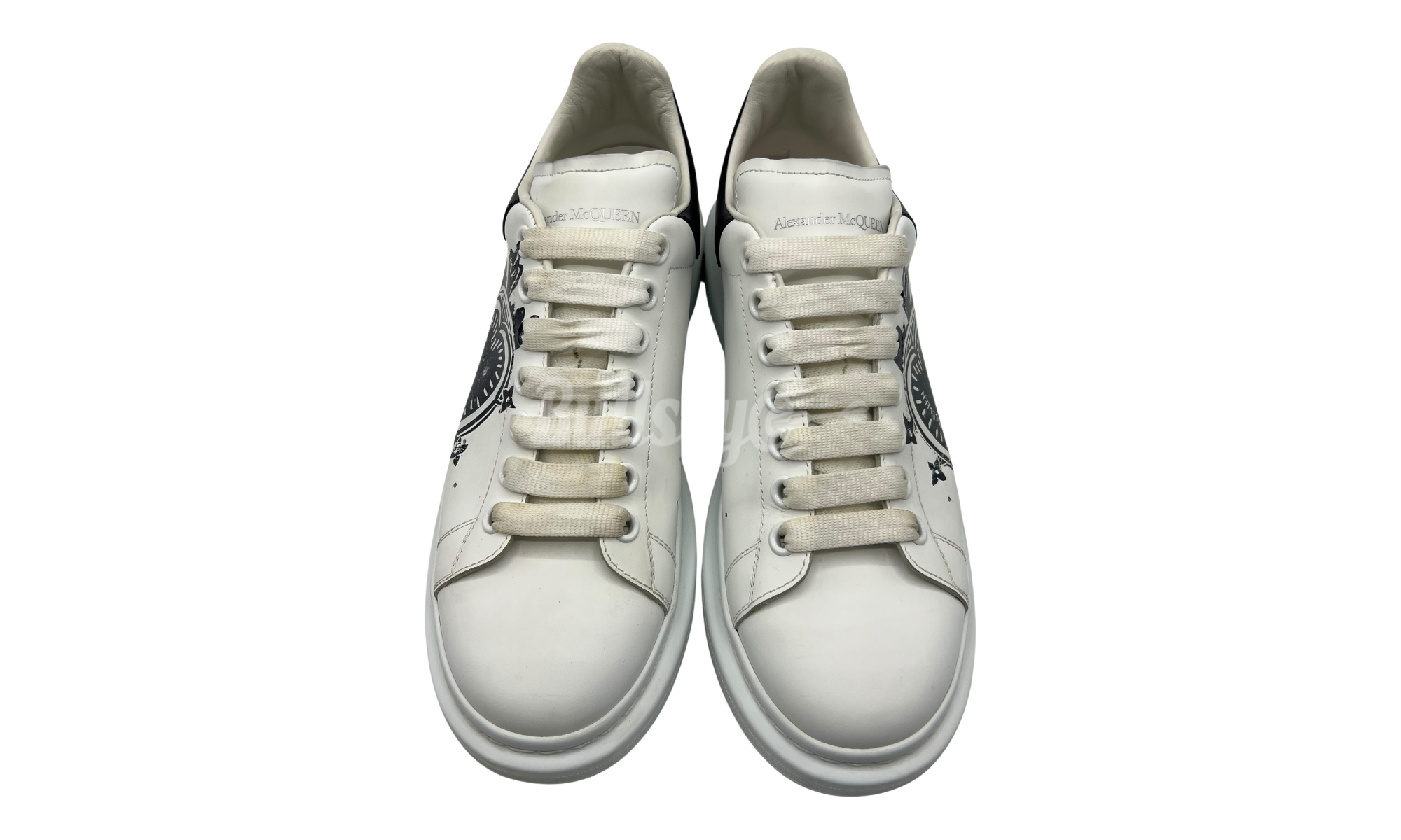 Alexander Mcqueen Oversized Sneaker Heart Logo White/Black (PreOwned)