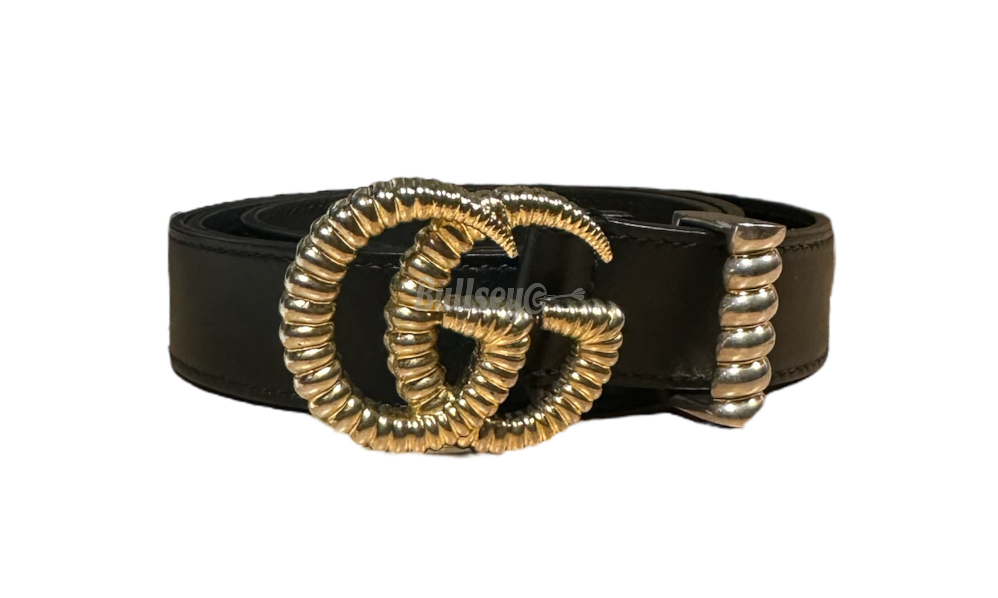 Gucci Gold GG Belt Womens (PreOwned)